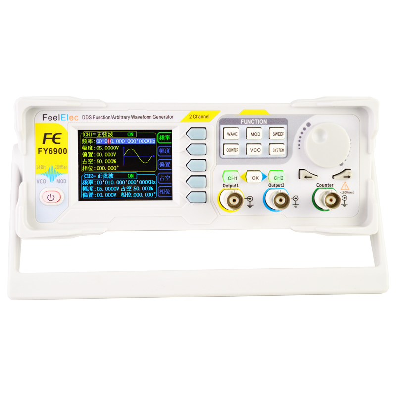 Dual Channel Arbitrary Waveform Function Generator 60Mhz - Generator Sinyal Bentuk Gelombang Arbitrer Fungsi