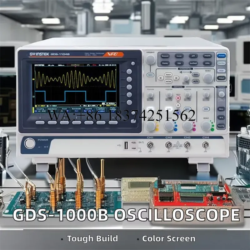 Digital Storage Oscilloscope 4 Channel 100Mhz - Wmwmnu untuk Osiloskop Penyimpanan Digital 4