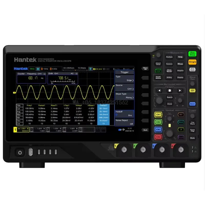 Wmwmnu untuk Osiloskop Penyimp - Digital Storage Oscilloscope 4 Channel 100Mhz ulasan dan harga