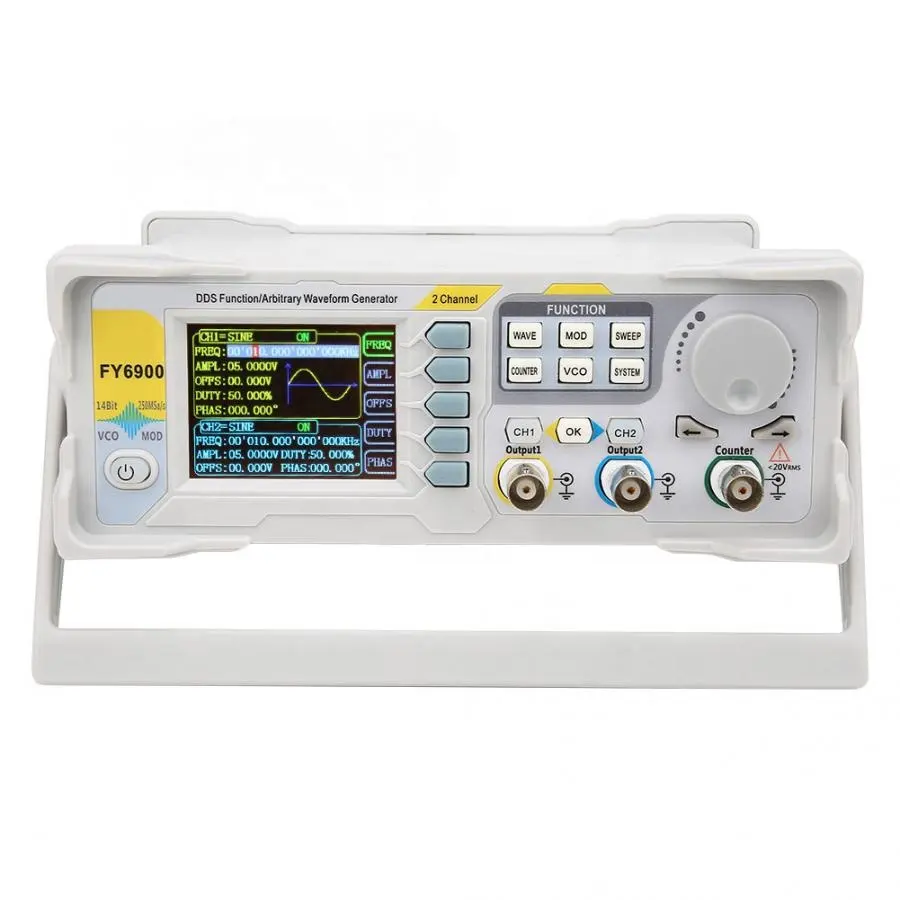 Generator Sinyal Bentuk Gelomb - Dual Channel Arbitrary Waveform Function Generator 60Mhz ulasan dan harga