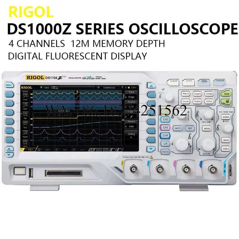 Wmwmnu untuk Osiloskop Penyimp - Digital Storage Oscilloscope 4 Channel 100Mhz ulasan dan harga